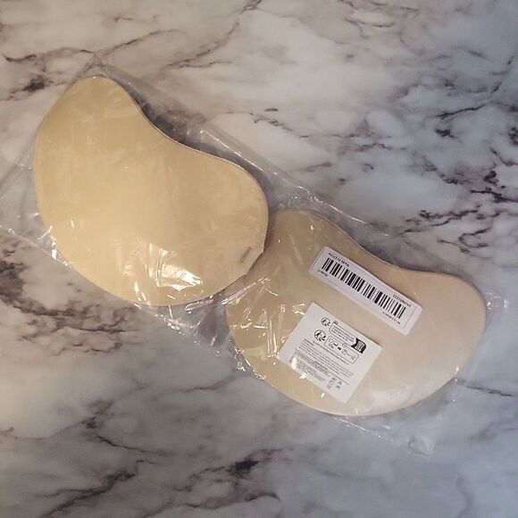 Womens Mango Shaped Self Adhesive Bra Seamless Chest Cover for Backless Dresse - Picture 8 of 13